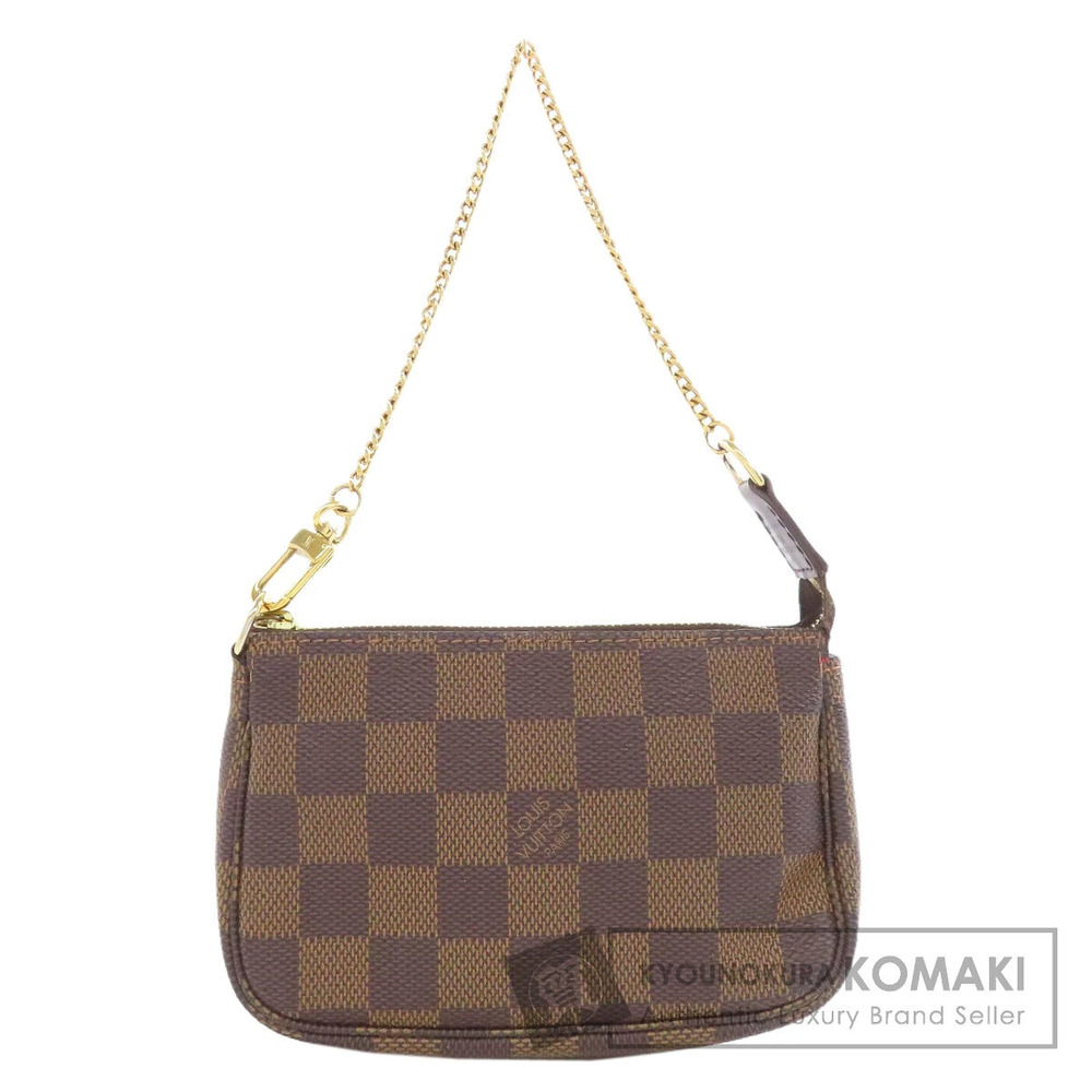 Louis Vuitton Pochette Accessoires Accessory Pouch Clutch Damier Canvas